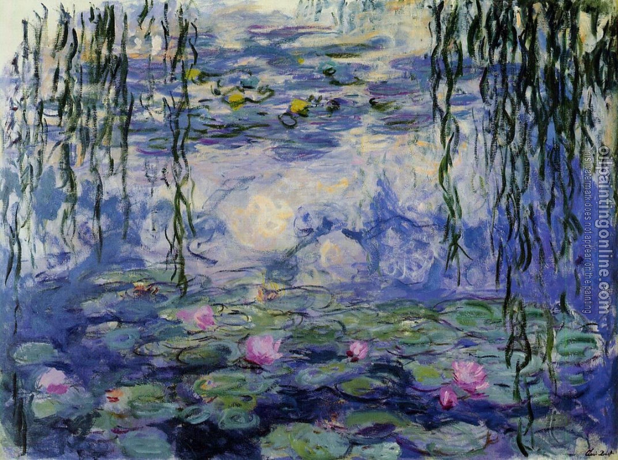 Monet, Claude Oscar - Water Lilies